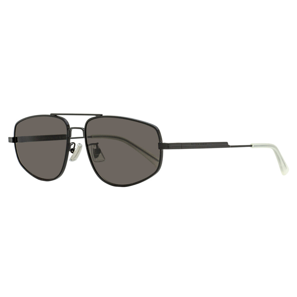 Bottega Veneta Tapered Pilot Sunglasses BV1125S 001 Black 59mm